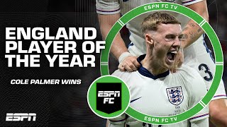 Cole Palmer wins England Mens PLAYER OF THE YEAR 🏆 Hes been FLYING  Ian Darke  ESPN FC [upl. by Dadelos]