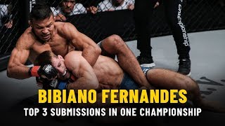 ONE Highlights  Bibiano Fernandes Top 3 Submissions [upl. by Marillin265]