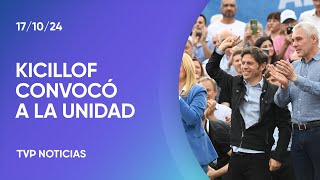 Día de la Lealtad acto de Kicillof en Berisso [upl. by Ritz]