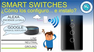 ¿Cómo instalar un Smart Switch de pared ¿y si no tengo un neutro [upl. by Walsh319]