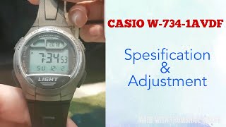 How to adjust Casio W7341AVDF [upl. by Suiramed966]