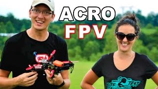 Black Widow FPV First ACRO FPV Flight  New DAL Props  RTF Race Drone  TheRcSaylors [upl. by Issirk]