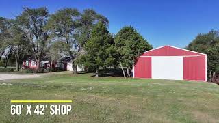 101724 Auction 2612 HWY 54 Andover KS 67002 – House amp Shop on 307 Acres [upl. by Stu]