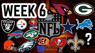 FULL NFL WEEK 6 Picks and Predictions 2024 [upl. by Battat]