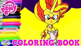 My Little Pony Coloring Book Daydream Shimmer MLP MLPEG Episode Surprise Egg and Toy Collector SETC [upl. by Elayor]