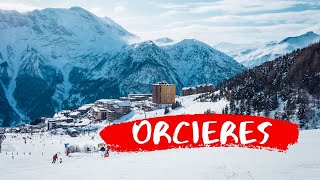 ORCIÈRES en hiver LA STATION FAMILIALE DE SPORTS DHIVER DES HAUTES ALPES [upl. by Latona]