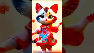 Kundei helani galgal Lage sal sal lage odia song Ai cat funny dance video [upl. by Gaultiero78]