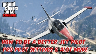 GTAO  Pro Pilot Settings amp How To Beat Jets In Freemode [upl. by Dudden562]