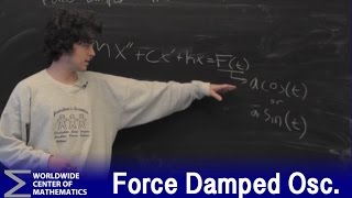 Differential Equations Force Damped Oscillations [upl. by Yggam]