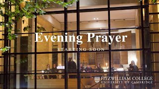 13 Oct 2024 Live Sung Evening Prayer Fitzwilliam Chapel [upl. by Jeramey]