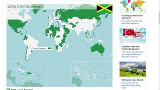 Seterra World 220 Countries and Territories 510 [upl. by Julio]