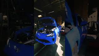 HKS turbo kit GT86 on Dyno making jams [upl. by Ardnoek]