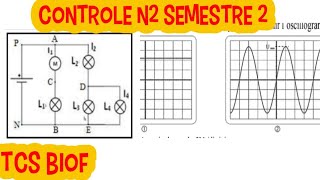 Controle N2 SEMESTRE 2 PHYSIQUE CHIMIE TRONC COMMUN [upl. by Ezri]