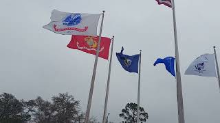 Carrabelle Veterans Memorial Park Flag Raising Ribbon Cutting Ceremony VeteransMemorialPark [upl. by Davidde]