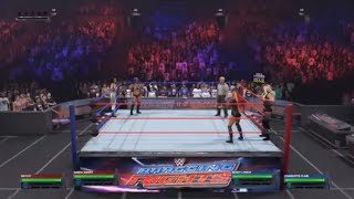 WWE 2K24  The Four Horsewomen  Sasha Banks amp Bayley GMP Vs Becky Lynch amp Charlotte Flair [upl. by Ahtreb]