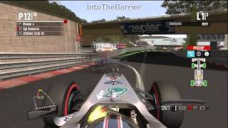 Massive F1 2011 Game Crash [upl. by Sinnej432]