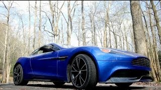 2014 Aston Martin Vanquish vs The Hocking Hills  CAR and DRIVER [upl. by Alimrahs]