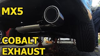 MX5 gets a single exit COBALT EXHAUST [upl. by Ambros]