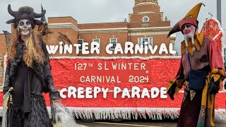 SARANAC LAKE WINTER CARNIVAL PARADE 2024 [upl. by Akinak844]