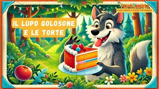 IL LUPO GOLOSONE E LE TORTE  Fiaba popolare italiana per bambini [upl. by Idnis]