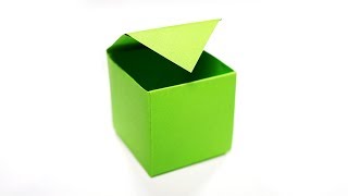 Origami Box  Paper Folding  Papier Falten  종이접기  Paper Crafts 1101 おりがみ [upl. by Tiffi]