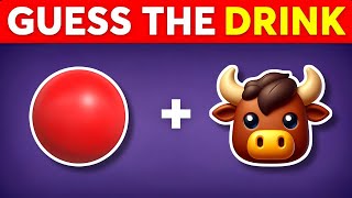 Guess The Drink By Emoji Challenge 🍹🧃🥤 Quiz Fun [upl. by Dorothi800]