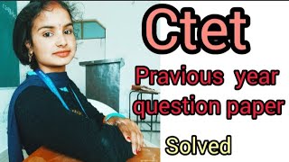 CTET Previous Year Question Paper 2016exam tet study Academic arcade learning [upl. by Arther366]