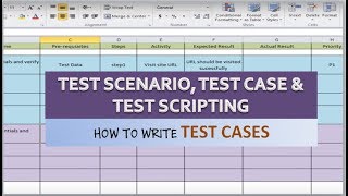 04 How to write Test ScenariosTest Cases and Test case scripting  with example [upl. by Sherborne]