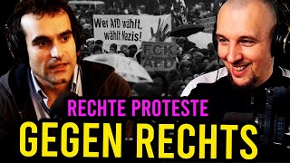 Rechte Proteste gegen Rechte  Podcast mit Bijan Tavassoli amp Proletopia 1 [upl. by Hana969]