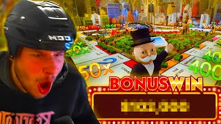 INSANE SESSION ON THE MONOPOLY LIVE GAME [upl. by Htomit]