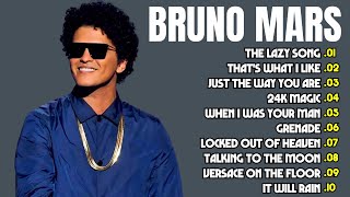 Bruno Mars Greatest Hits 2024  Bruno Mars Playlist 2024  Best Songs Collection Full Album [upl. by Angel]