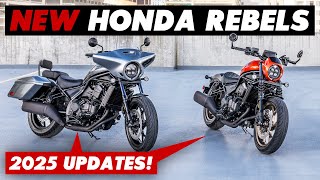 New 2025 Honda Rebel 500 amp 1100 Updates Announced 9 Things To Know [upl. by Dori]