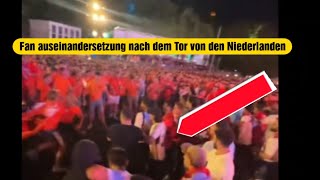 Berlin Ausschreitungen zwischen Holland Fans und türkischen Fans in der fan Zone in Berlin [upl. by Leitman231]