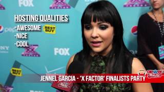 X Factor Top 12 Talk Khloe Kardashian amp Mario Lopez Hosting Skills [upl. by Alah242]