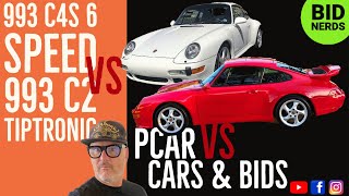 Porsche 993 C2 Tiptronic VS 993 C4S 6 Speed on Cars amp Bids and PCAR Market [upl. by Shorter]