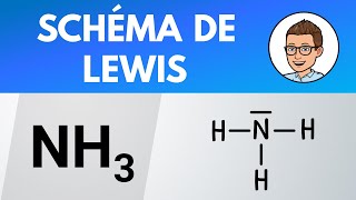 Schéma LEWIS ✏️ NH3  ammoniac  PhysiqueChimie [upl. by Hampton]