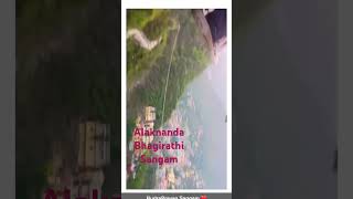 Bhagirathi Alaknanda Sangam aniketvlogs1youtubeshorts [upl. by Easton]