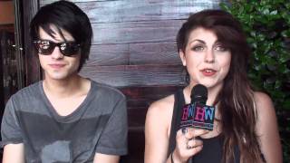 VersaEmerge SXSW 2011 Interview and Acoustic Performance [upl. by Myrt]