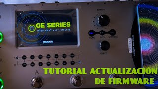 Mooer GE1000 LI  Tutorial de Actualización [upl. by Aiseneg922]