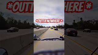 Car Causes Biker To Crash shorts [upl. by Lief]