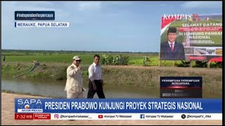 Presiden RI Prabowo Kunjungi Proyek Strategis Nasional Di Merauke Papua Selatan 1000 Pengamanan [upl. by Randall]