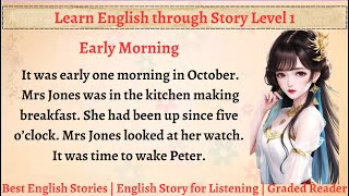 Learn English through Story  Level 1 Best English Story for Listening  Graded Reader [upl. by Rasure997]