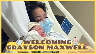 MY BIRTH VLOG — GRAYSON MAXWELL TULFO TUNGOL 👶🏻 [upl. by Erasaec]