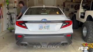 PLM 22 WRX Axle Back Sound Clip [upl. by Ramunni]