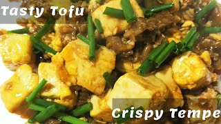 Awesome Stir Fry Tofu amp Tempeh  Sweet amp Spicy flavour [upl. by Yderf593]