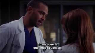 Greys Anatomy S09E11  Jackson tells April [upl. by Oidivo]