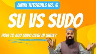 Linux Tutorials for Beginners  su vs sudo in Linux  How to give sudo permission to a user in Linux [upl. by Yhtomiht]