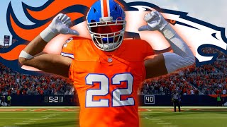 THE BEST RUNNING BACK IN THE NATION DRAFTED BY THE BRONCOS MADDEN 24 SUPERSTAR RB GAMEPLAY PART 1 [upl. by Arracot]