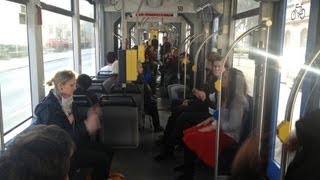 Junges Forum Theater Ulm Flashmob in der Straßenbahn Teil 1 [upl. by Sabu805]