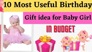 Birthday Gifts for 1 year old Baby Girl  1 year Baby Birthday Gift ideas in Budget 1 year old baby [upl. by Eetnod]